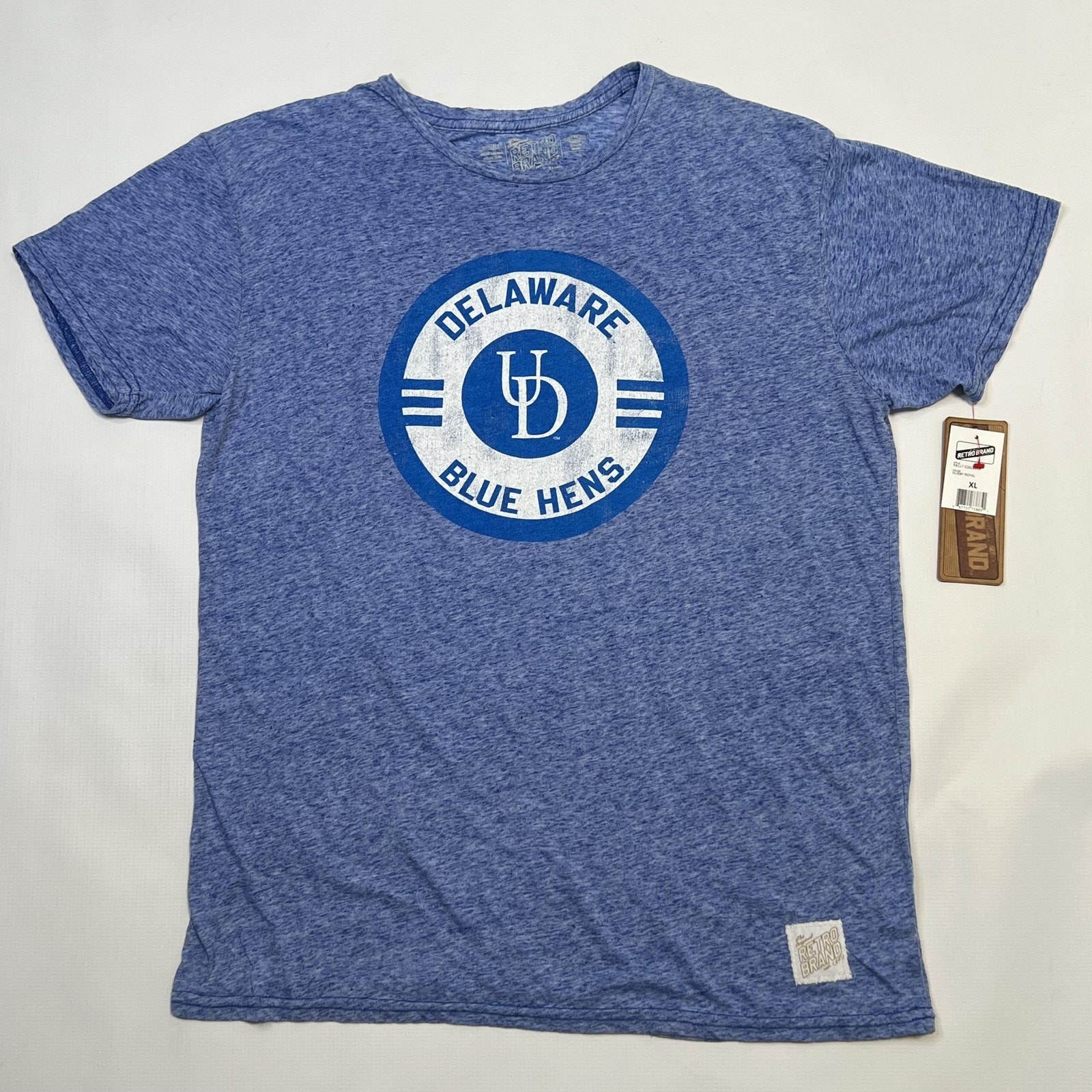 Delaware Blue Hens Shirt Mens Xl Ncaa Basketball Retro Brand College Tee
